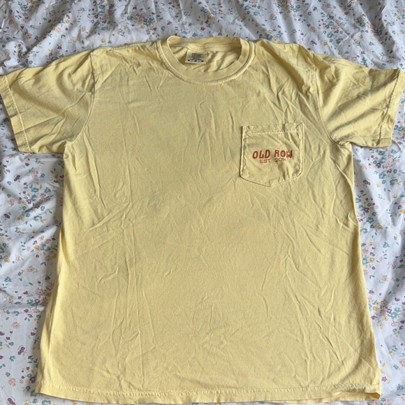 Old Row ‘New Boot Goofin’ | Women's Yellow Short Sleeve Tee | 100% Cotton - Picture 2 of 6